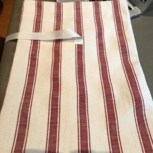 Bag with stripes